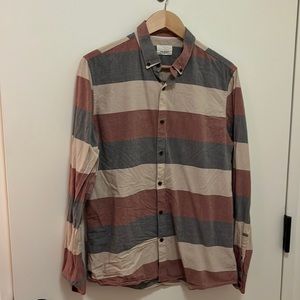 Civil Society Striped Button Down Shirt